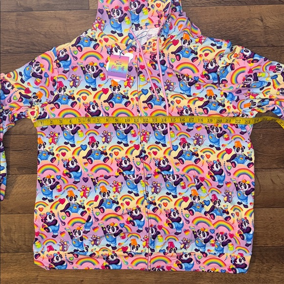 Posh Peanut x Lisa Frank Women’s Size 2XL Hoodie NWT Panda Painter Collaboration - Picture 13 of 16